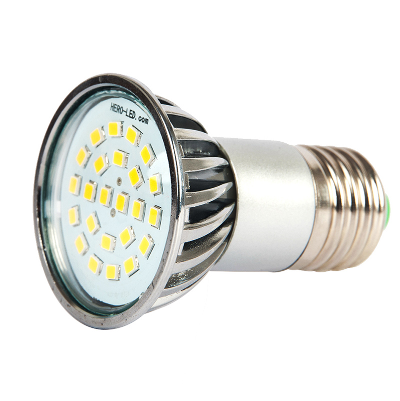 AC 85-265V, PAR16/R16 E26/E27 Long Neck LED Bulb, 4.8 Watts, 50W Equivalent, 5-Pack